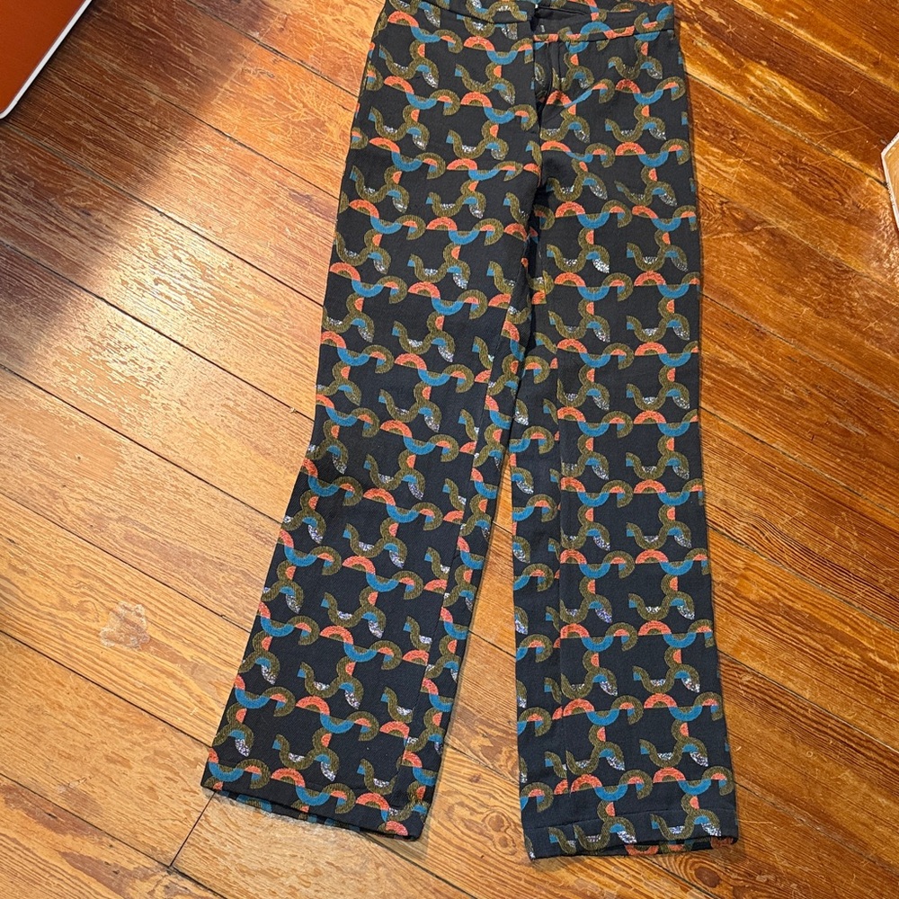 Corey Lynn Calter Colorful Textured Pants